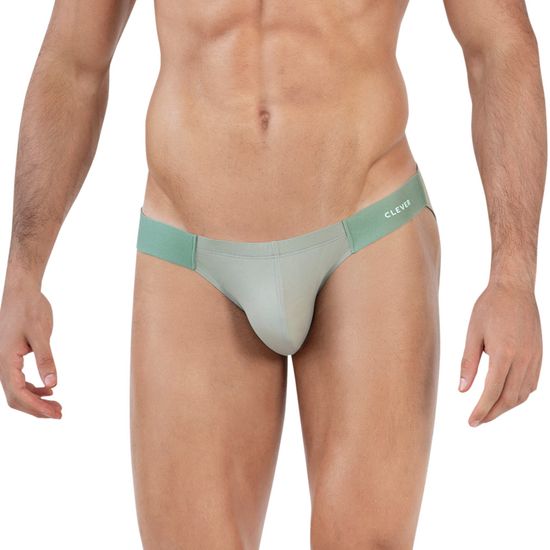 Мужские трусы слипы зеленые Clever Moda SECURE BRIEF 163110