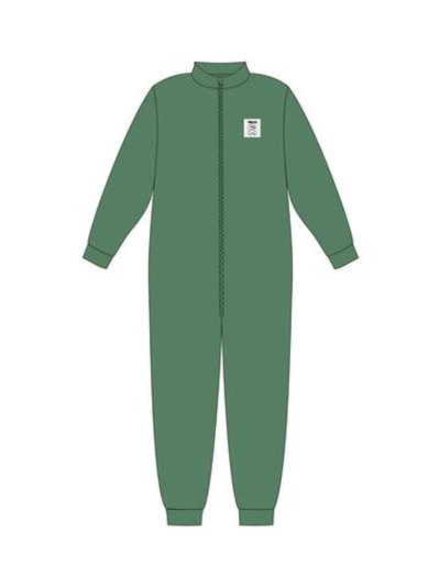 Комбинезон д/мальчика флис "Симба-2" К-98/2 р.92, Зелёный (Ивашка)