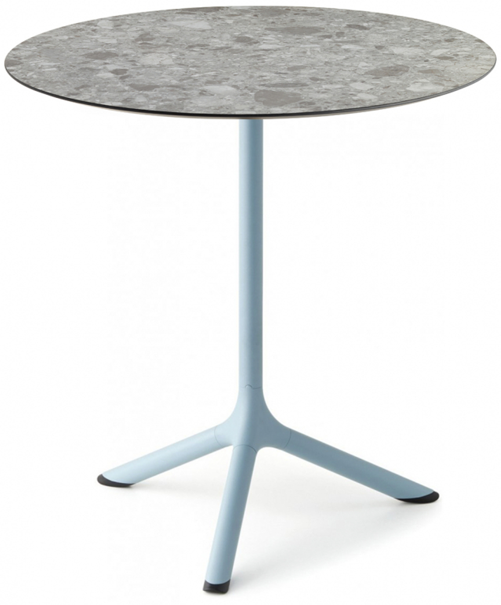 Стол ламинированный обеденный складной Scab Design Tripe Folding, голубой, зернистый