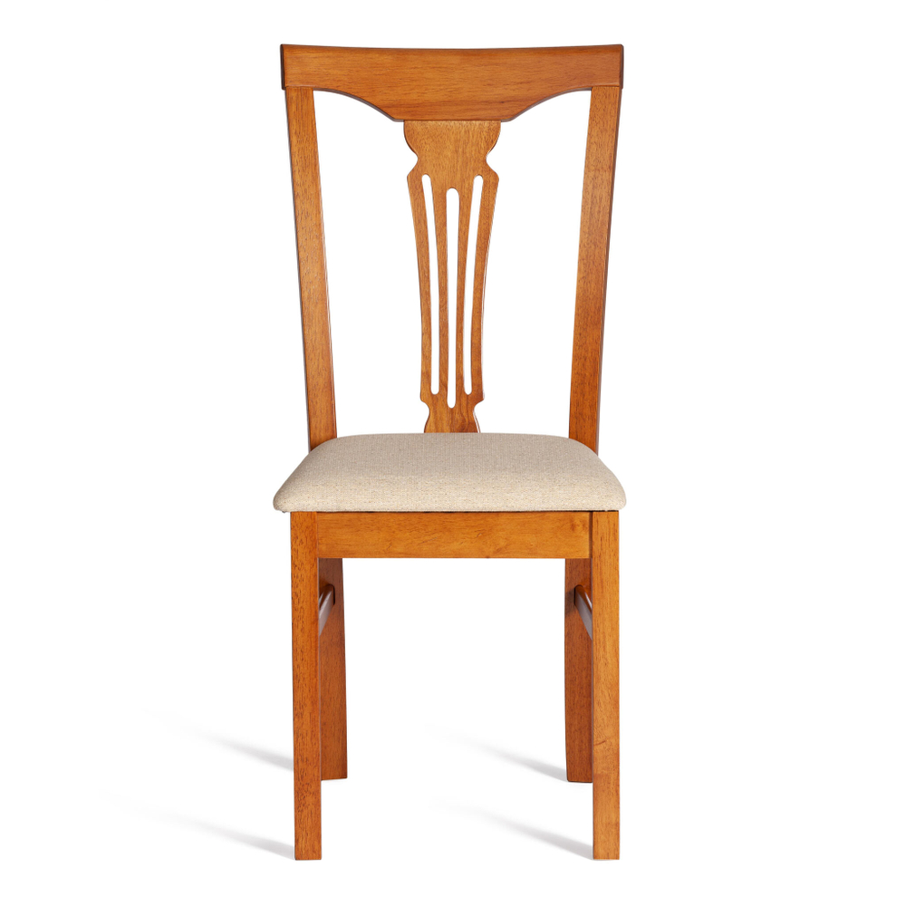 Стул - Гермес/ Hermes дерево гевея, 43х49х94см, Espresso, ткань бежевая (S178-4)