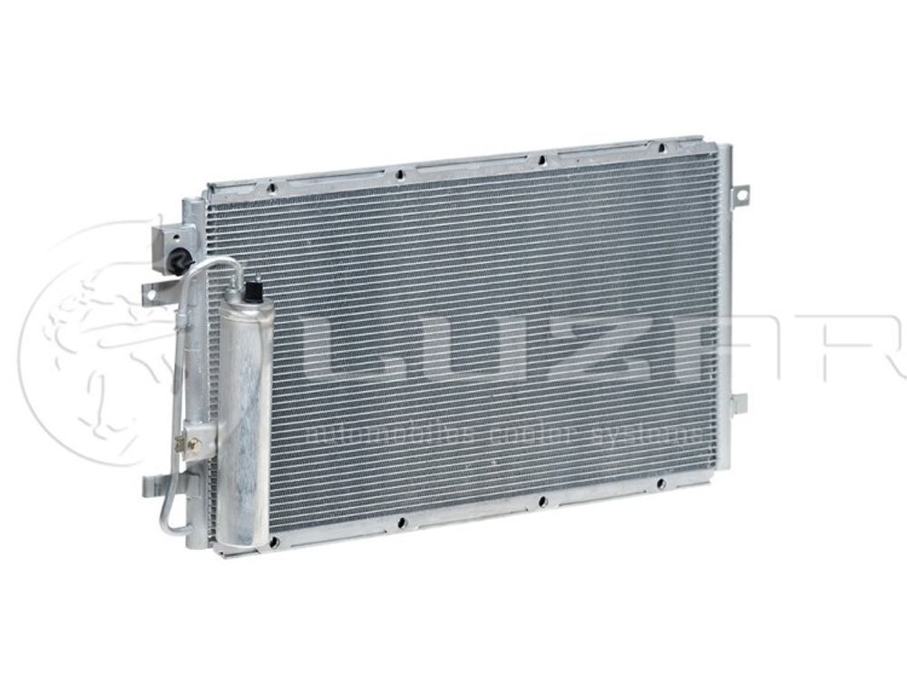 Радиатор кондиционера с ресивером /2190/ в сб. (LUZAR)