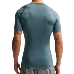 Теннисная футболка Nike Pro Dri-FIT Tight Short-Sleeve Fitness - mineral slate/black