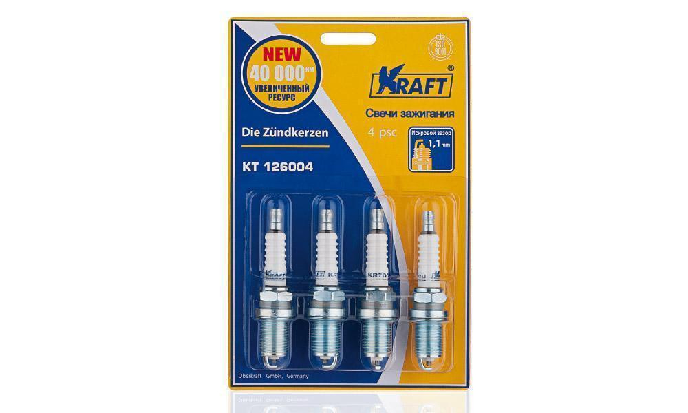 Свечи KRAFT ВАЗ 2110-12 16 клап. инжект. 2112-3707010