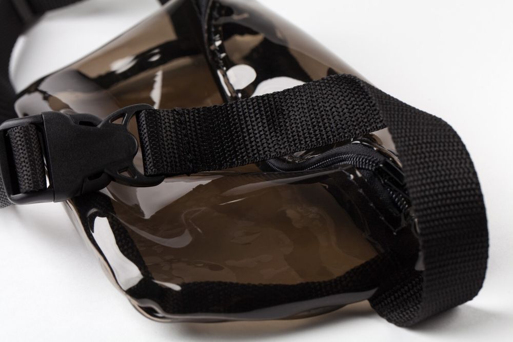 Сумка Поясная ПВХ Черная