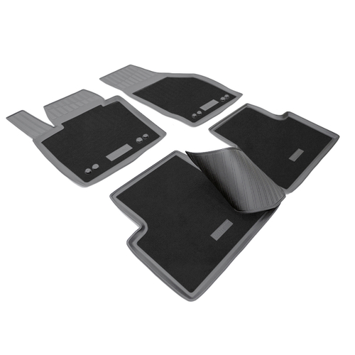Ковры в салон Norplast/Unidec для Audi Q3 в кузове 8U (2011-), Черный, арт.NPA11-C05-600-CM