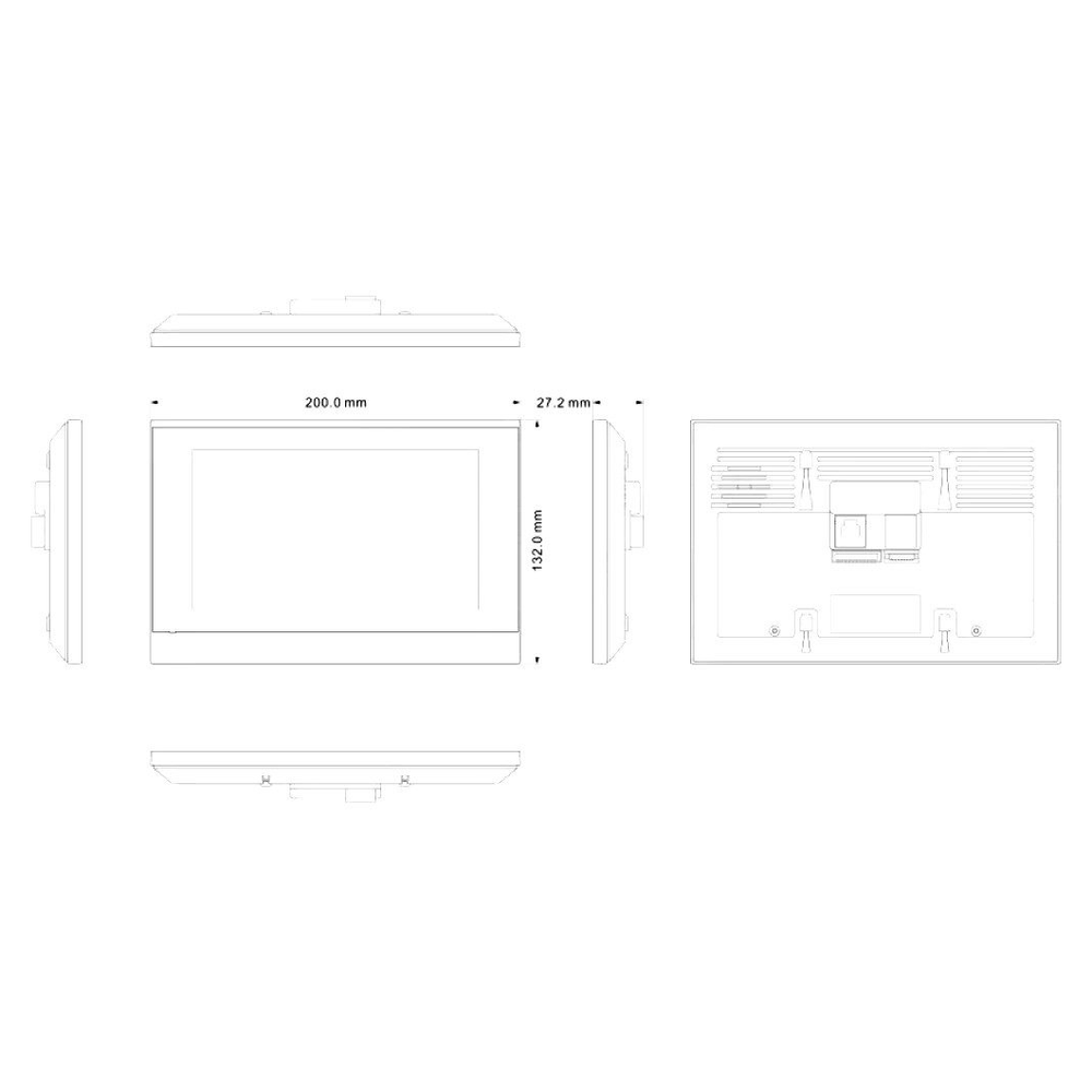 IP монитор видеодомофона Akuvox C313S белый