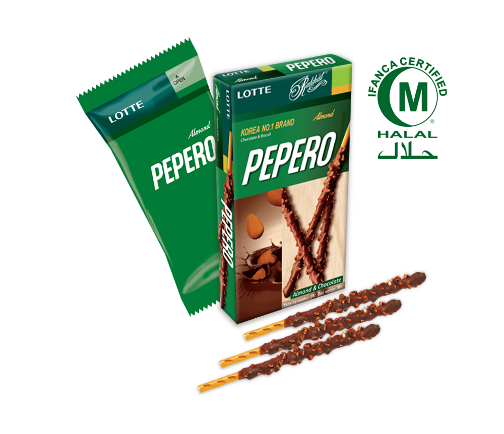 Печенье Almond Pepero х/к 36 гр