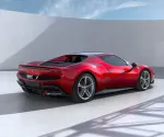 Карбоновый диффузор заднего бампера на замену для Ferrari 296 GTS GTB Феррари