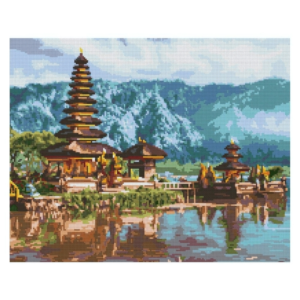 Алмазная мозаика 40*50см полн.заполн. "Индонезия" (Lori)