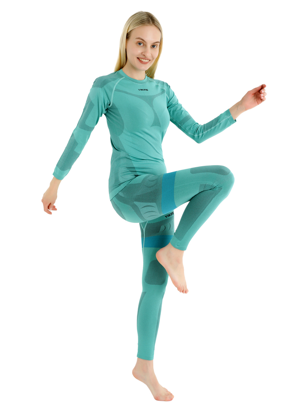 Комплект термобелья VIKING Volcanica Lady set Turquise/Black (US:M)
