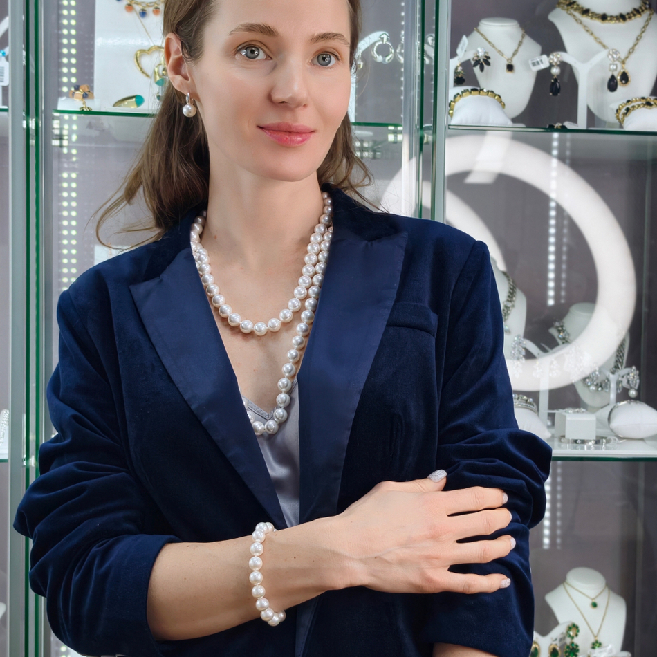 Браслет Fiore Luna WHITE SHELL PEARL CCH05247-02 S