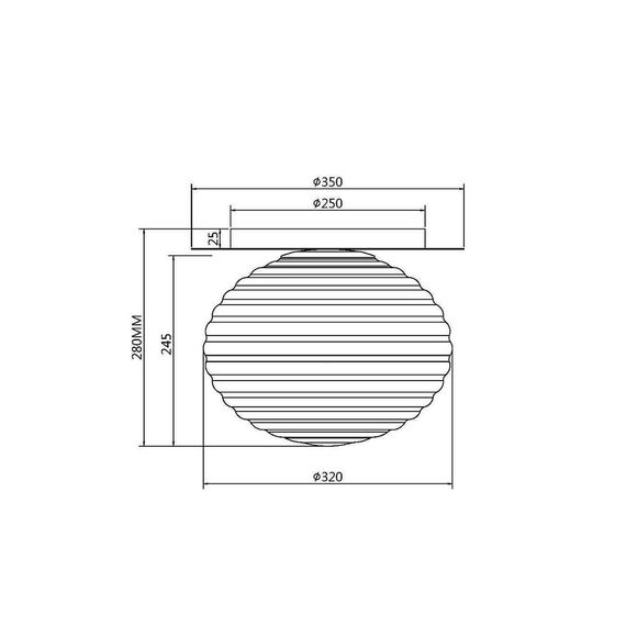 Потолочный светильник Maytoni Reels MOD268CL-01G