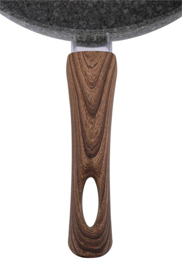 Сковорода глубокая 28 см. из алюминия Kamille KM-4167 с гранитным покрытием