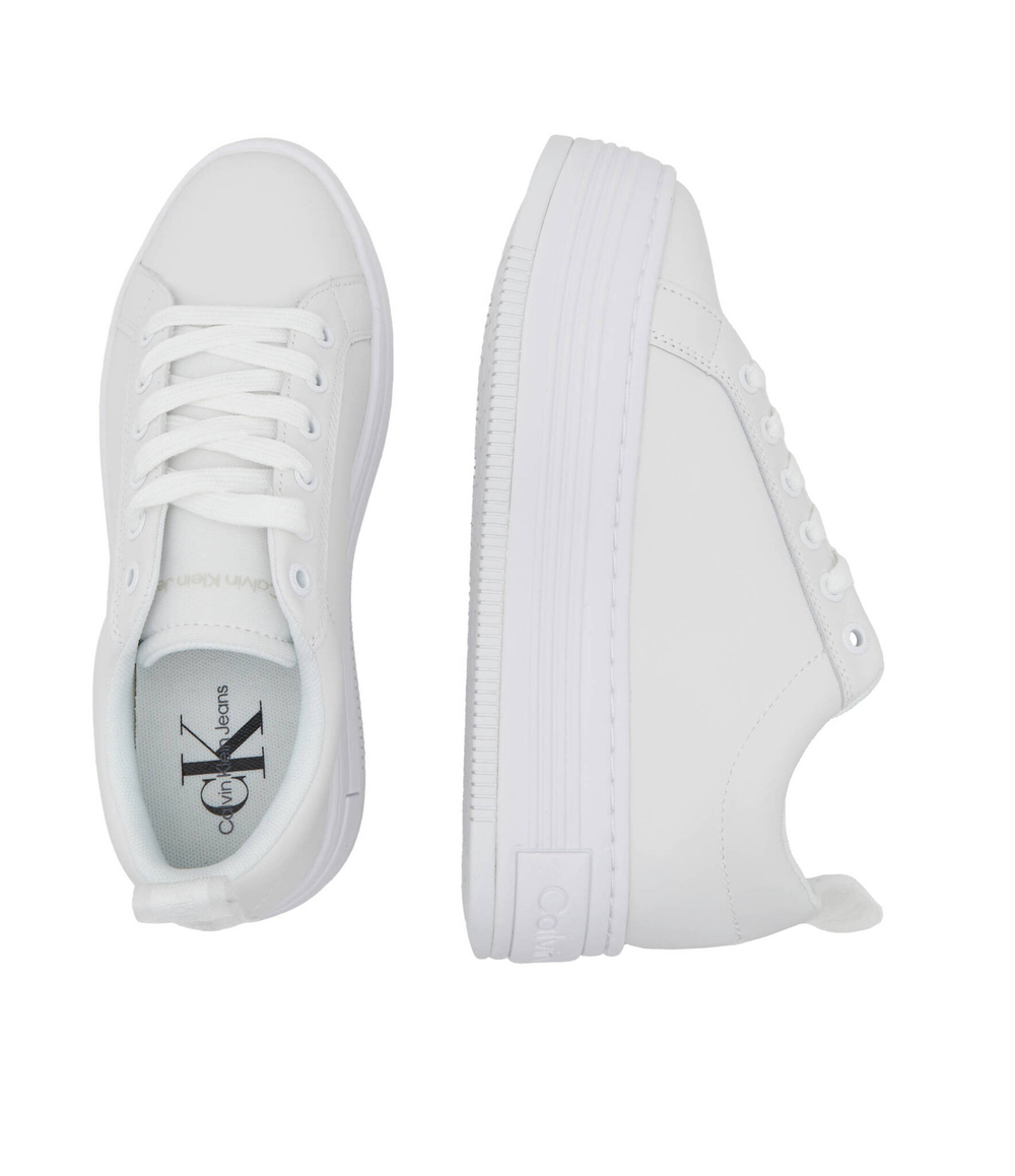 Кожаные кроссовки CALVIN KLEIN JEANS - белый(YW0YW01309)