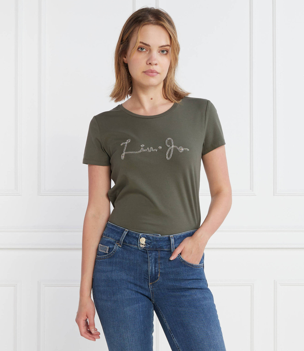 Футболка Liu Jo Sport - хаки(TF3282 J0088)