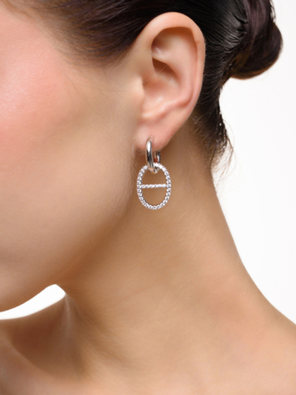 Серьги "Gess Shine" Silver