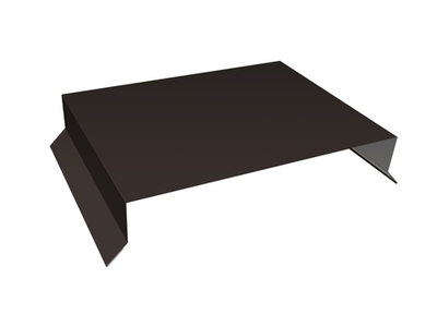 Крышка-парапет «Анжелика» 3м (0.4мм, 0.45мм, 0.5мм), обычный окрас