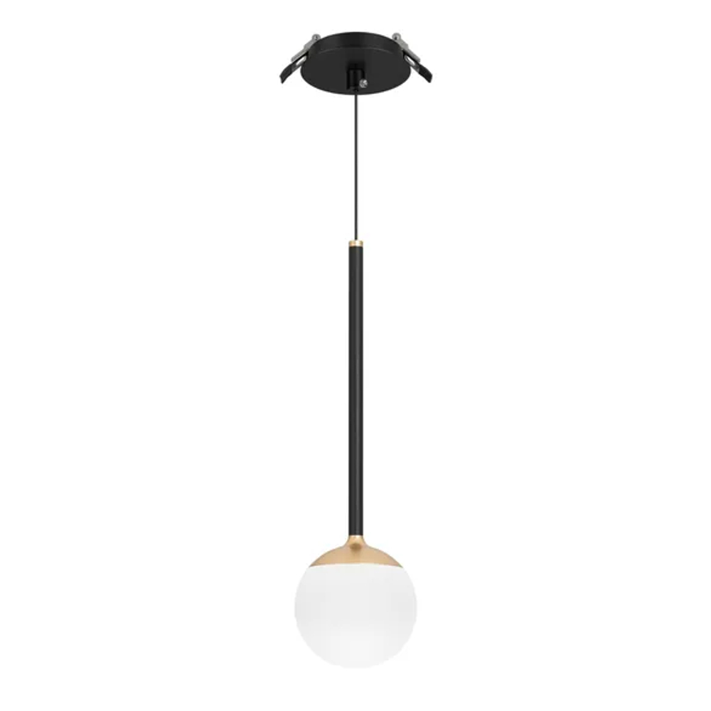 Светильник SP-BEADS-HANG-BUILT-T-R100-8W Warm3000 (BK-GD, 180 deg, 230V) (Arlight, IP20 Металл, 5 лет) 056420