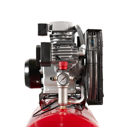 Компрессор ROSSVIK СБ4/С-100.LB40, 580 л/мин, 10 бар, ресивер 100 л, 380 В/3 кВт, красный