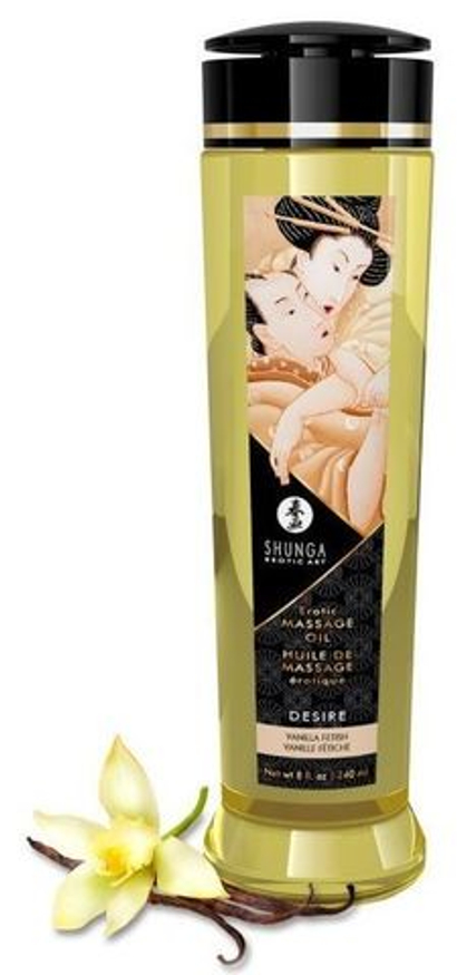 Массажное масло Shunga Desire, ваниль, 240 мл