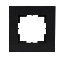 "Аксиома" Рамка одноместная МРФИ11.14.00.00 антрацит Кунцево Электро