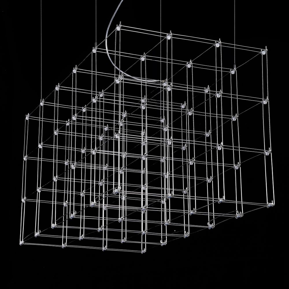 Подвесная Люстра Quasar Cosmos Square Led Pendant Light 120/60/60 By Imperiumloft