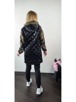 куртка удлиненная с капюшоном