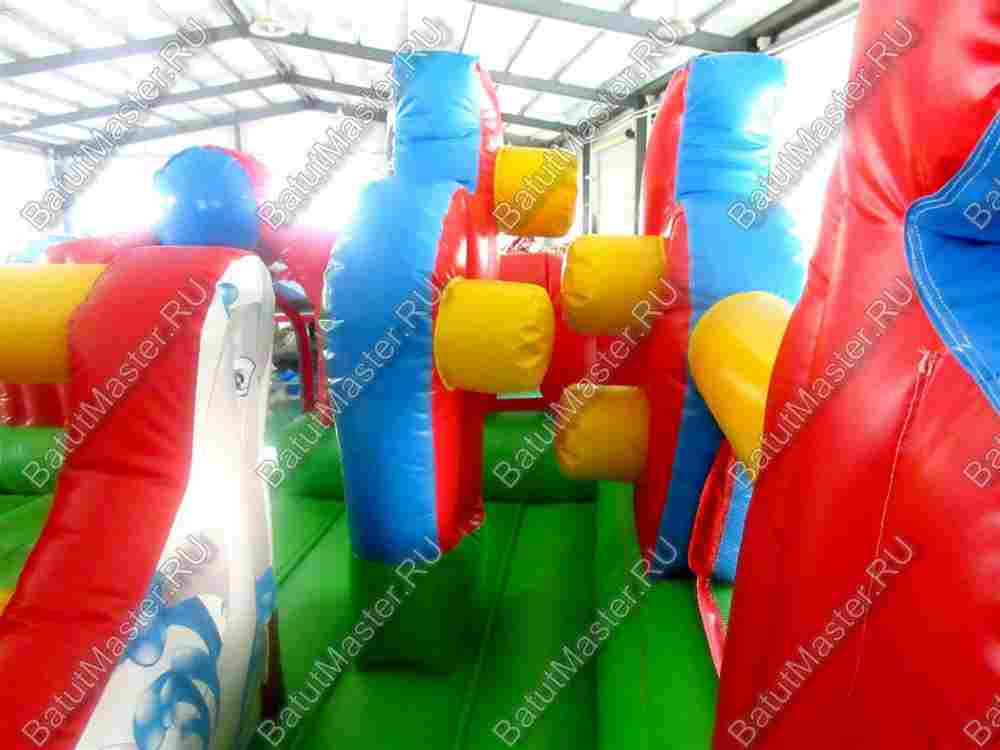 Коммерческий надувной батут "Царство зверей 2" 5*5*3,5 м