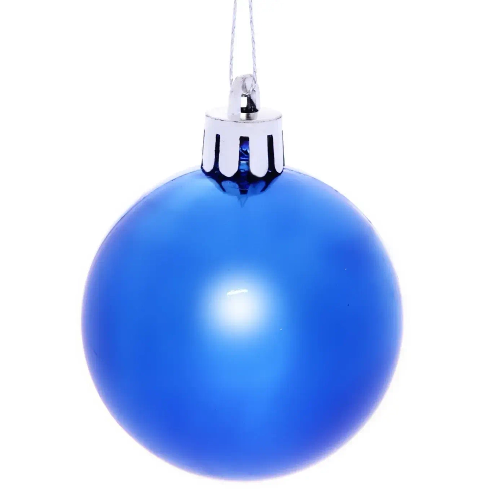 Новогодние шары 5 см (набор 4 шт) «Глянец», микс