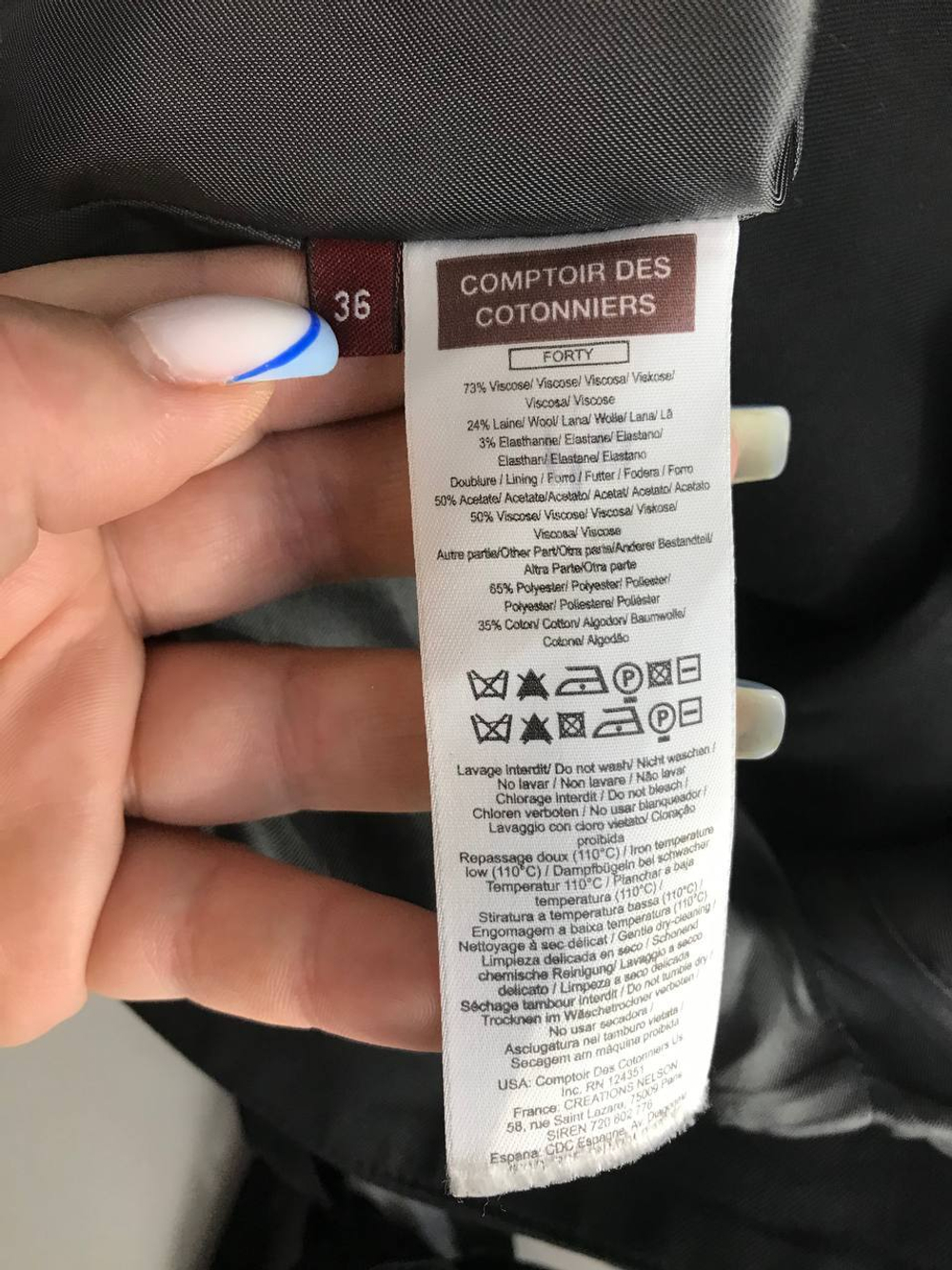 Жилет Comptoir des Cotonniers модный, маркировка 36, визуально на 42 размер