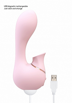 Вакуумно-волновой стимулятор Irresistible Mythical, розовый