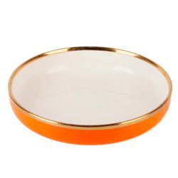 Тарелка "Royal line. Orange" 21,5*21,5*4,5см. (min6) (транспортная упаковка)