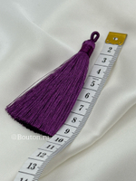 Кисточка для штор темно-фиолетовая (сливовая) 8 см