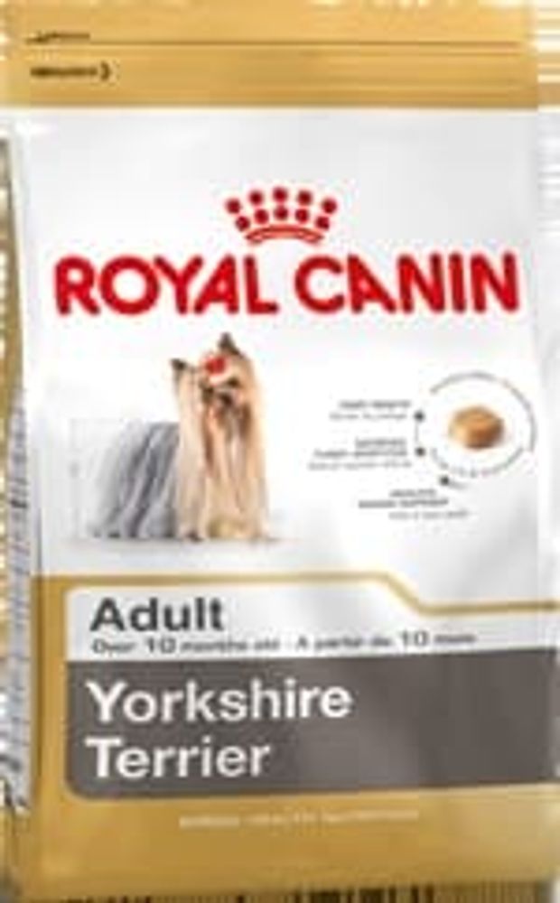 *Royal Canin 1,5кг корм для взрослых собак породы Йоркширский Терьер(Уценка)