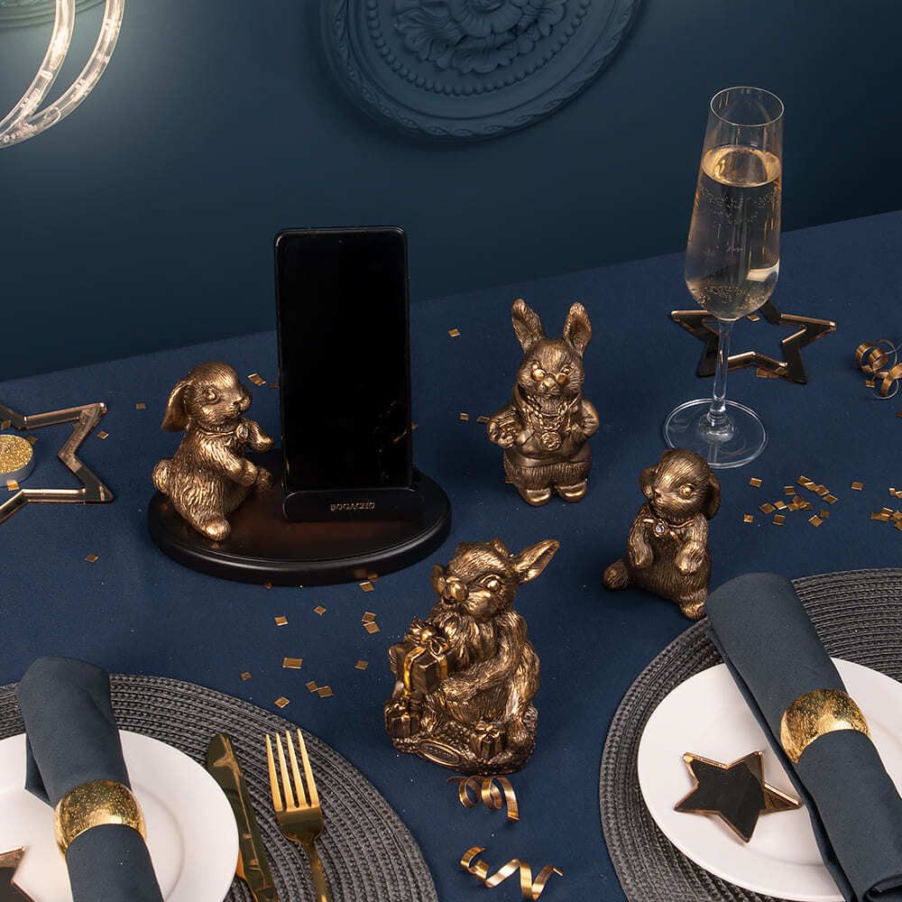 Статуэтка Кролик Эйприл Бронза