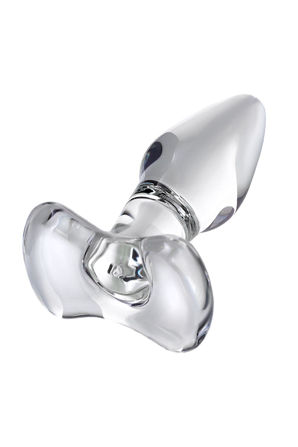 Анальная втулка стеклянная прозрачная 10,5 см