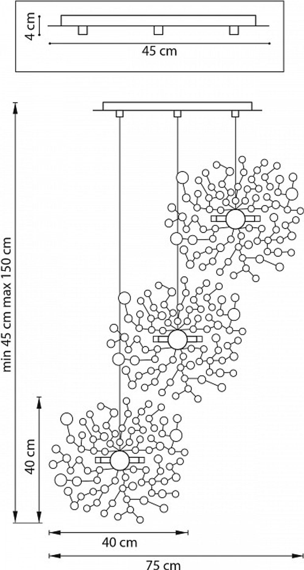 Подвесной светильник Lightstar Extra L3PR721134