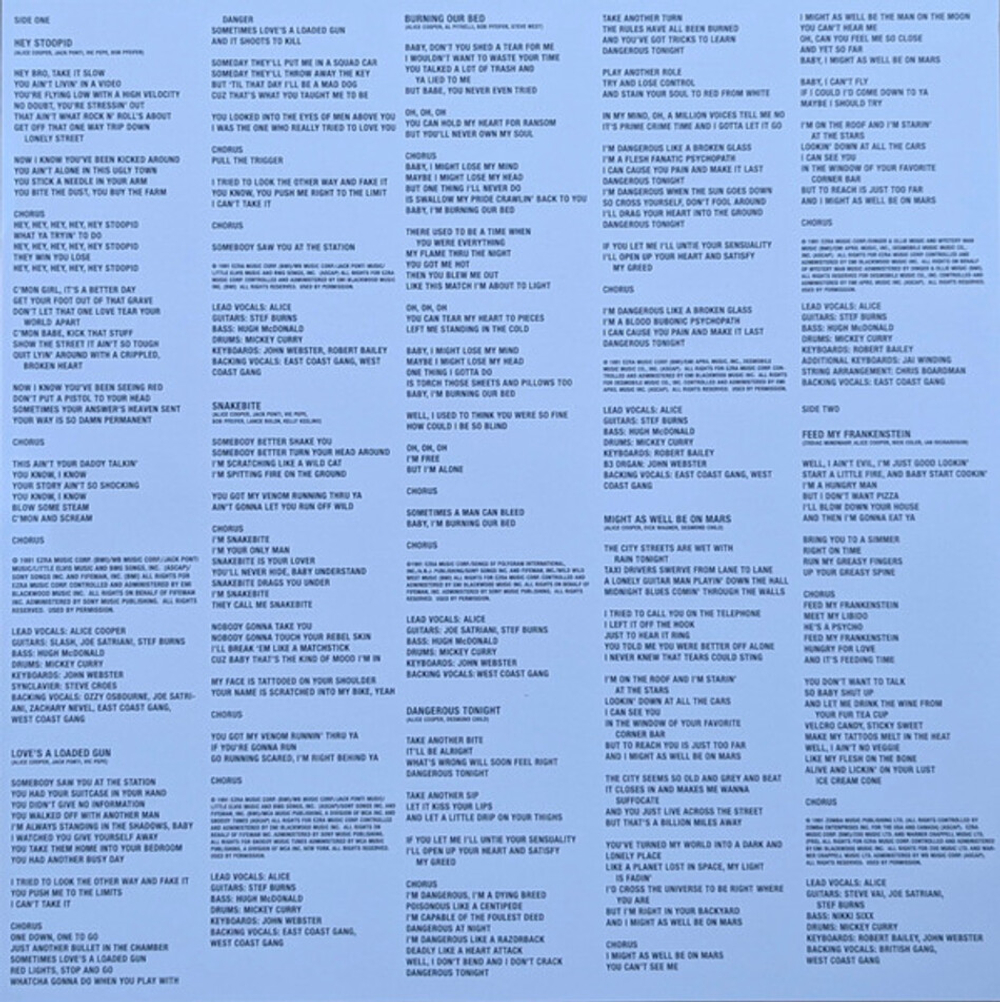 Alice Cooper / Hey Stoopid (Limited Edition)(Coloured Vinyl)(LP)