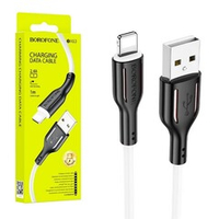 Кабель USB - Lightning BOROFONE BX63 Silicone (белый) 1м