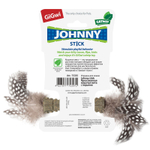 Gigwi JOHNNY STICK Игрушка для кошек Спрессованная кошачья мята с перьями 8см