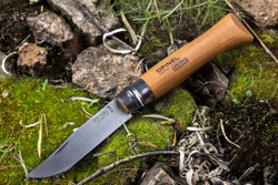 Нож Opinel №9, углеродистая сталь, бук