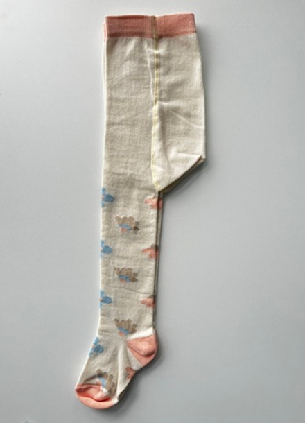 400-111 Колготки (цветочки)