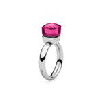 Кольцо Qudo Firenze fuchsia 17.2 мм 610951/17.2 V/S