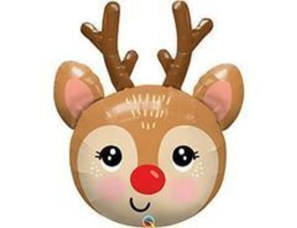 Q Фигура, Голова, Олень, 35"/ 89 см, 1 шт.