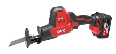 Пила сабельная аккумуляторная DCK KDJF22,18В, 3000 об/мин, ход - 22 мм, 1*4А/ч