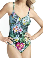 Купальник ортопедический после мастэктомии, слитный Amoena Sydney 44D/50D