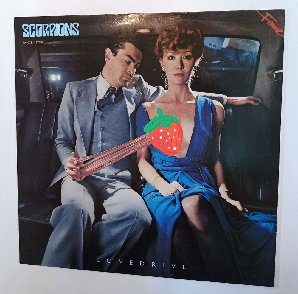 Винтажная виниловая пластинка LP Scorpions Lovedrive (Germany Fame 1983 )
