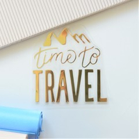 Картинка из термотрансферной пленки "Горы, time to travel"