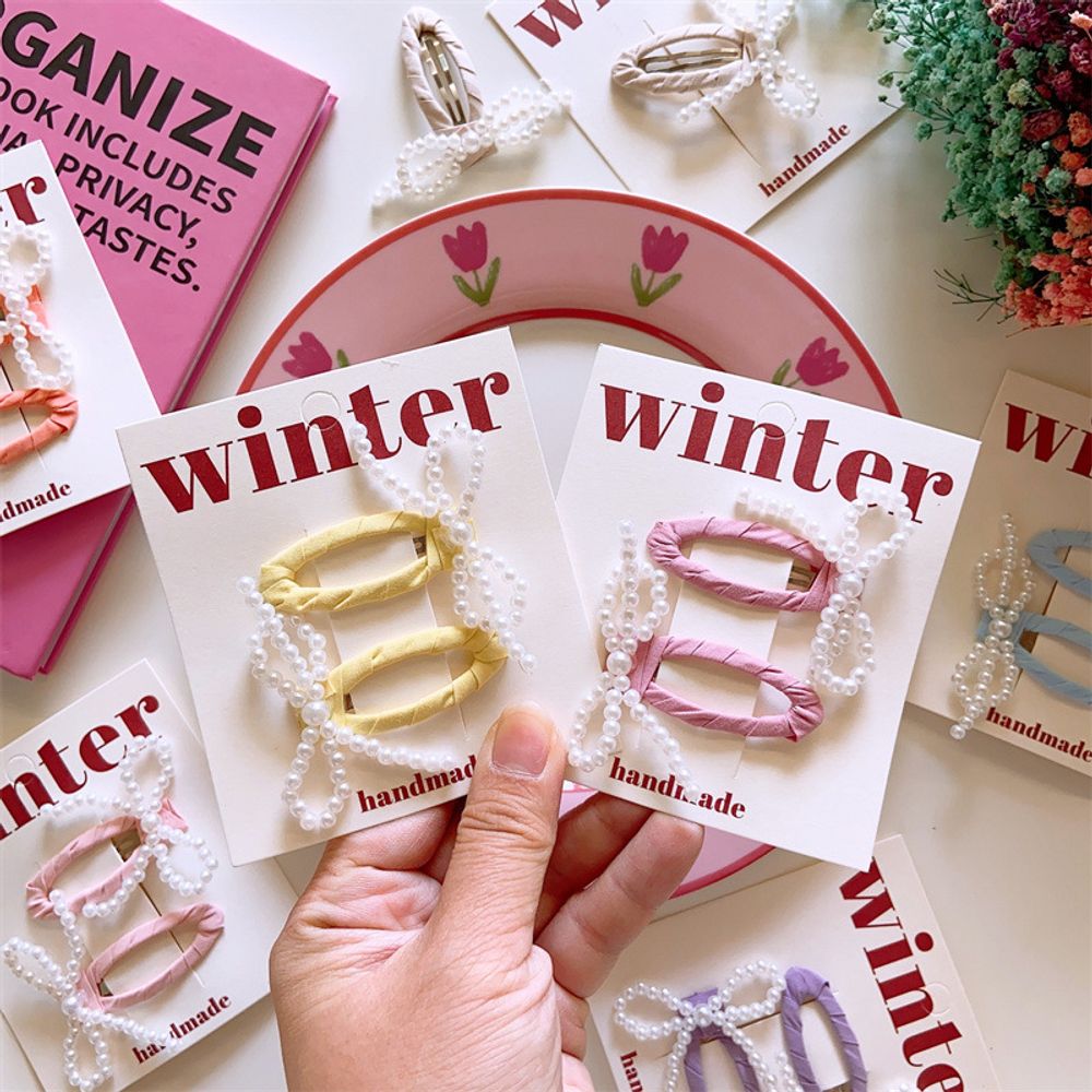 Набор заколок для волос &quot;Winter&quot;, Bow