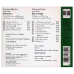 Dietrich Fischer-Dieskau, Theo Adam, Gewandhausorchester Leipzig, Kurt Masur / Siegfried Matthus, Friedrich Cerha: Holofernes, Baal Gesange (CD)